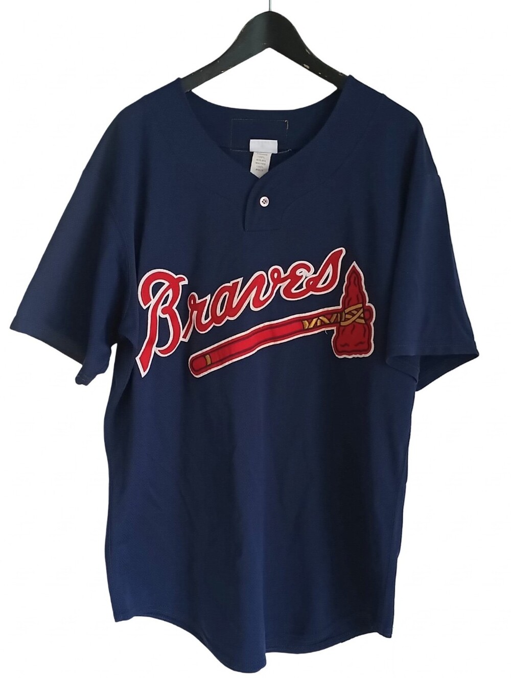 Vintage Atlanta Braves Mesh Jersey Wilson Made in USA Lennerton #57 Sz 46 L